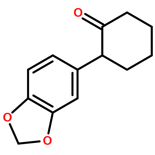 Cyclohexanone, 2-(1,3-benzodioxol-5-yl)- 