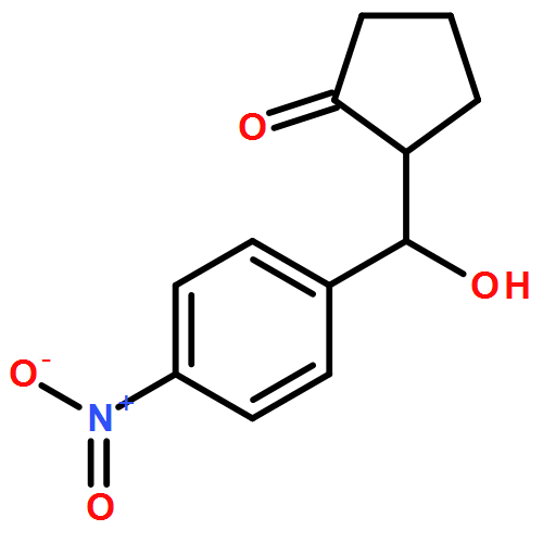 Cyclopentanone, 2-[(R)-hydroxy(4-nitrophenyl)methyl]-, (2S)-rel- 