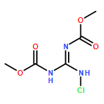 Carbamic acid, N-[(chloroamino)[(methoxycarbonyl)amino]methylene]-, methyl ester 