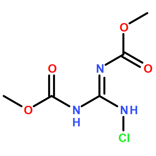 Carbamic acid, N-[(chloroamino)[(methoxycarbonyl)amino]methylene]-, methyl ester 