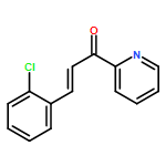 2-Propen-1-one, 3-(2-chlorophenyl)-1-(2-pyridinyl)- 