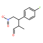 Benzenepropanal, 4-fluoro-α-methyl-β-(nitromethyl)-, (αR,βS)- 