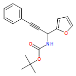 Carbamic acid, N-[1-(2-furanyl)-3-phenyl-2-propyn-1-yl]-, 1,1-dimethylethyl ester 