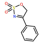 5H-1,2,3-Oxathiazole, 4-phenyl-, 2,2-dioxide 