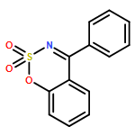 1,2,3-Benzoxathiazine, 4-phenyl-, 2,2-dioxide 