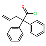 Benzeneacetyl chloride, α-phenyl-α-2-propen-1-yl- 