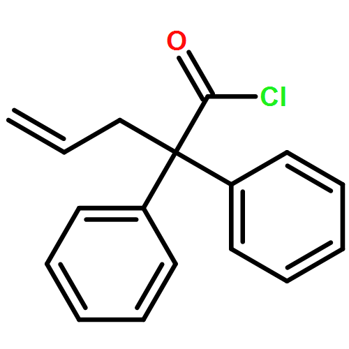 Benzeneacetyl chloride, α-phenyl-α-2-propen-1-yl- 