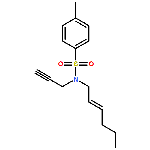 Benzenesulfonamide, N-(2E)-2-hexen-1-yl-4-methyl-N-2-propyn-1-yl- 