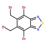 2,1,3-Benzothiadiazole, 4,7-dibromo-5,6-bis(bromomethyl)- 