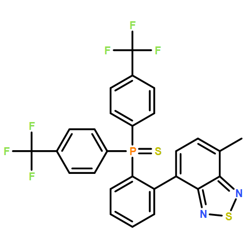 2,1,3-Benzothiadiazole, 4-[2-[bis[4-(trifluoromethyl)phenyl]phosphinothioyl]phenyl]-7-methyl- 