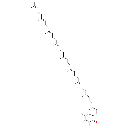 2,5-Cyclohexadiene-1,4-dione, 2,3-dimethyl-5-[(2E,6E,10E,14E,18E,22E,26E,30E)-3,7,11,15,19,23,27,31,35-nonamethyl-2,6,10,14,18,22,26,30,34-hexatriacontanonaen-1-yl]- 