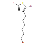 Thiophene, 2-bromo-3-(6-bromohexyl)-5-iodo- 