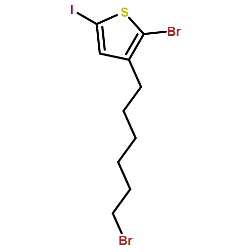 Thiophene, 2-bromo-3-(6-bromohexyl)-5-iodo- 