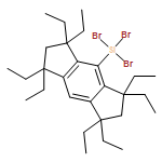 s-Indacene, 1,1,3,3,5,5,7,7-octaethyl-1,2,3,5,6,7-hexahydro-4-(tribromosilyl)- 