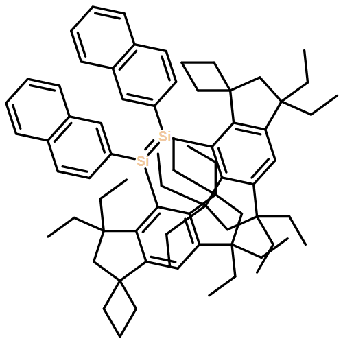 Disilene, 1,2-di-2-naphthalenyl-1,2-bis(1,1,3,3,5,5,7,7-octaethyl-1,2,3,5,6,7-hexahydro-s-indacen-4-yl)-, (1E)- 