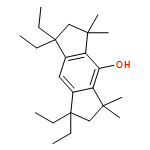 s-Indacen-4-ol, 1,1,7,7-tetraethyl-1,2,3,5,6,7-hexahydro-3,3,5,5-tetramethyl- 