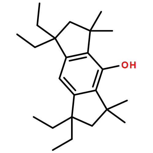 s-Indacen-4-ol, 1,1,7,7-tetraethyl-1,2,3,5,6,7-hexahydro-3,3,5,5-tetramethyl- 