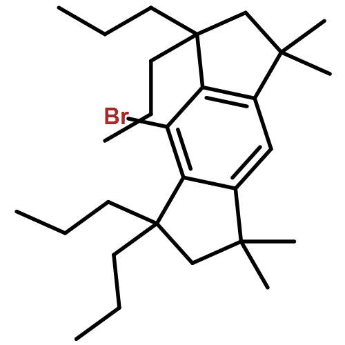 s-Indacene, 4-bromo-1,2,3,5,6,7-hexahydro-1,1,7,7-tetramethyl-3,3,5,5-tetrapropyl- 