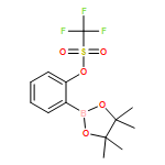 Methanesulfonic acid, 1,1,1-trifluoro-, 2-(4,4,5,5-tetramethyl-1,3,2-dioxaborolan-2-yl)phenyl ester 