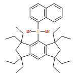 s-Indacene, 4-(dibromo-1-naphthalenylsilyl)-1,1,3,3,5,5,7,7-octaethyl-1,2,3,5,6,7-hexahydro- 