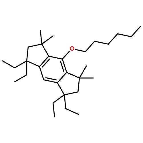 s-Indacene, 1,1,7,7-tetraethyl-4-(hexyloxy)-1,2,3,5,6,7-hexahydro-3,3,5,5-tetramethyl- 