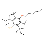 s-Indacene, 1,1,7,7-tetraethyl-4-(hexyloxy)-1,2,3,5,6,7-hexahydro-3,3,5,5-tetramethyl-8-silyl- 