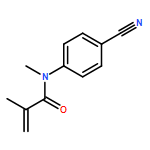 2-Propenamide, N-(4-cyanophenyl)-N,2-dimethyl- 