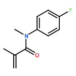 2-Propenamide, N-(4-fluorophenyl)-N,2-dimethyl- 