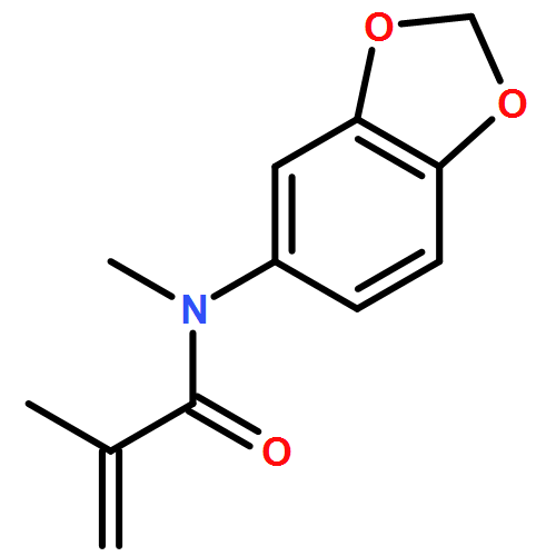 2-Propenamide, N-1,3-benzodioxol-5-yl-N,2-dimethyl- 