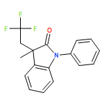 2H-Indol-2-one, 1,3-dihydro-3-methyl-1-phenyl-3-(2,2,2-trifluoroethyl)- 