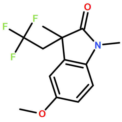 2H-Indol-2-one, 1,3-dihydro-5-methoxy-1,3-dimethyl-3-(2,2,2-trifluoroethyl)- 