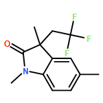 2H-Indol-2-one, 1,3-dihydro-1,3,5-trimethyl-3-(2,2,2-trifluoroethyl)- 