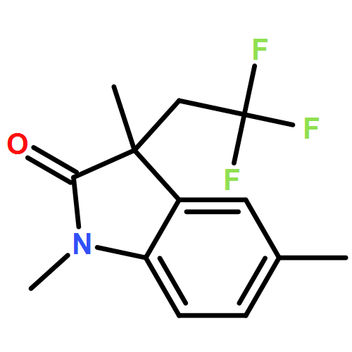 2H-Indol-2-one, 1,3-dihydro-1,3,5-trimethyl-3-(2,2,2-trifluoroethyl)- 