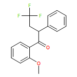 1-Butanone, 4,4,4-trifluoro-1-(2-methoxyphenyl)-2-phenyl- 