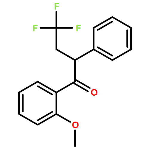 1-Butanone, 4,4,4-trifluoro-1-(2-methoxyphenyl)-2-phenyl- 