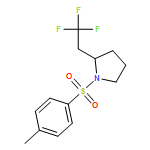 Pyrrolidine, 1-[(4-methylphenyl)sulfonyl]-2-(2,2,2-trifluoroethyl)- 