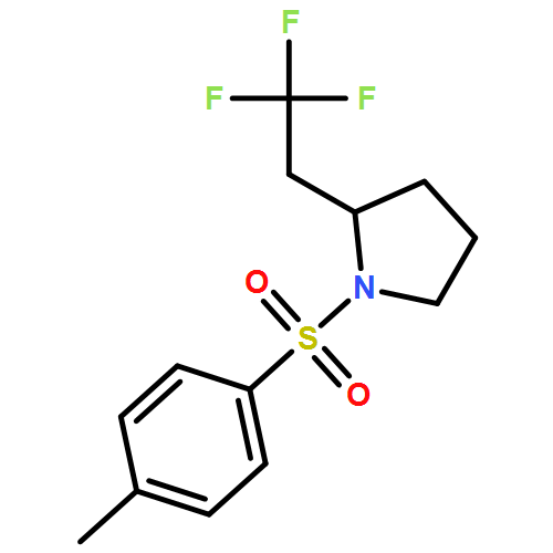 Pyrrolidine, 1-[(4-methylphenyl)sulfonyl]-2-(2,2,2-trifluoroethyl)- 