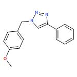 1H-1,2,3-Triazole, 1-[(4-methoxyphenyl)methyl]-4-phenyl- 