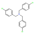 Benzenemethanamine, 4-chloro-N,N-bis[(4-chlorophenyl)methyl]- 