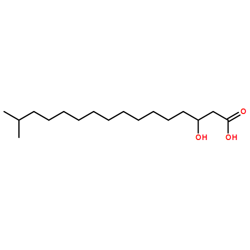 Isoheptadecanoic acid, 3-hydroxy- (9CI) 