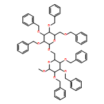 α-D-Glucopyranoside, methyl 2,3,4-tris-O-(phenylmethyl)-6-O-[2,3,4,6-tetrakis-O-(phenylmethyl)-β-D-glucopyranosyl]- 