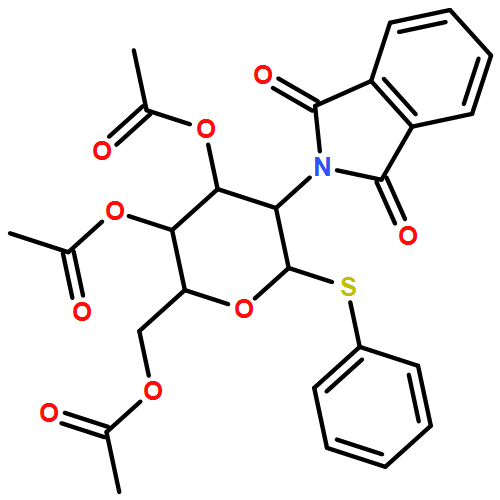 β-D-Glucopyranoside, phenyl 2-deoxy-2-(1,3-dihydro-1,3-dioxo-2H-isoindol-2-yl)-1-thio-, 3,4,6-triacetate 