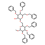 α-D-Glucopyranoside, methyl 2,3,4-tris-O-(phenylmethyl)-6-O-[3,4,6-tris-O-(phenylmethyl)-β-D-glucopyranosyl]- 