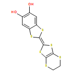 1,3-Benzodithiole-5,6-diol, 2-(5,6-dihydro-1,3-dithiolo[4,5-b][1,4]dithiin-2-ylidene)- 