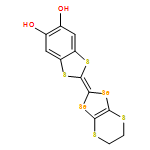 1,3-Benzodithiole-5,6-diol, 2-(5,6-dihydro-1,3-diselenolo[4,5-b][1,4]dithiin-2-ylidene)- 