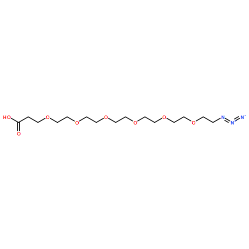 Propanoic acid, 3-[2-[2-[2-[2-[2-(2-azidoethoxy)ethoxy]ethoxy]ethoxy]ethoxy]ethoxy]- 