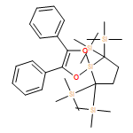 1,4-Dioxa-5-silaspiro[4.4]non-2-ene, 2,3-diphenyl-6,6,9,9-tetrakis(trimethylsilyl)- 