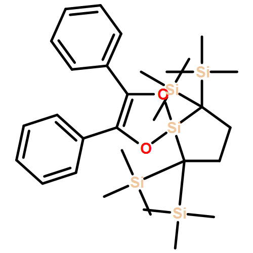 1,4-Dioxa-5-silaspiro[4.4]non-2-ene, 2,3-diphenyl-6,6,9,9-tetrakis(trimethylsilyl)- 