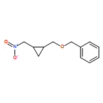 Benzene, [[[(1R,2S)-2-(nitromethyl)cyclopropyl]methoxy]methyl]-, rel- 