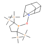 2-Azatricyclo[3.3.1.13,7]decane, 2-[[2,2,5,5-tetrakis(trimethylsilyl)-1-phospholanyl]oxy]- 